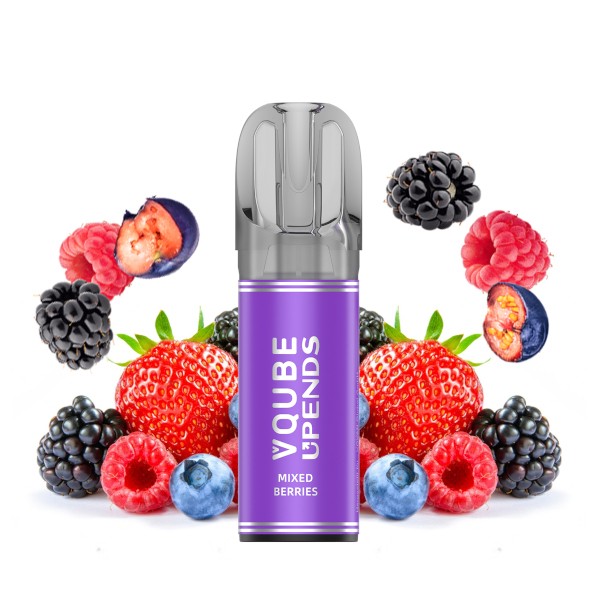 VQUBE Pod Mixed Berries (fresa, frambuesa, mora, arándano, 2 piezas)