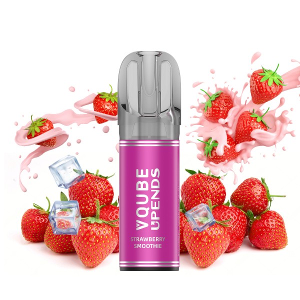 VQUBE Pod Strawberry Smoothie (batido de fresa, 2 piezas)