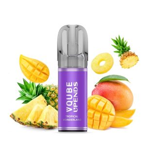 VQUBE Pod Tropical Wonderland (piña y mango, 2 piezas)